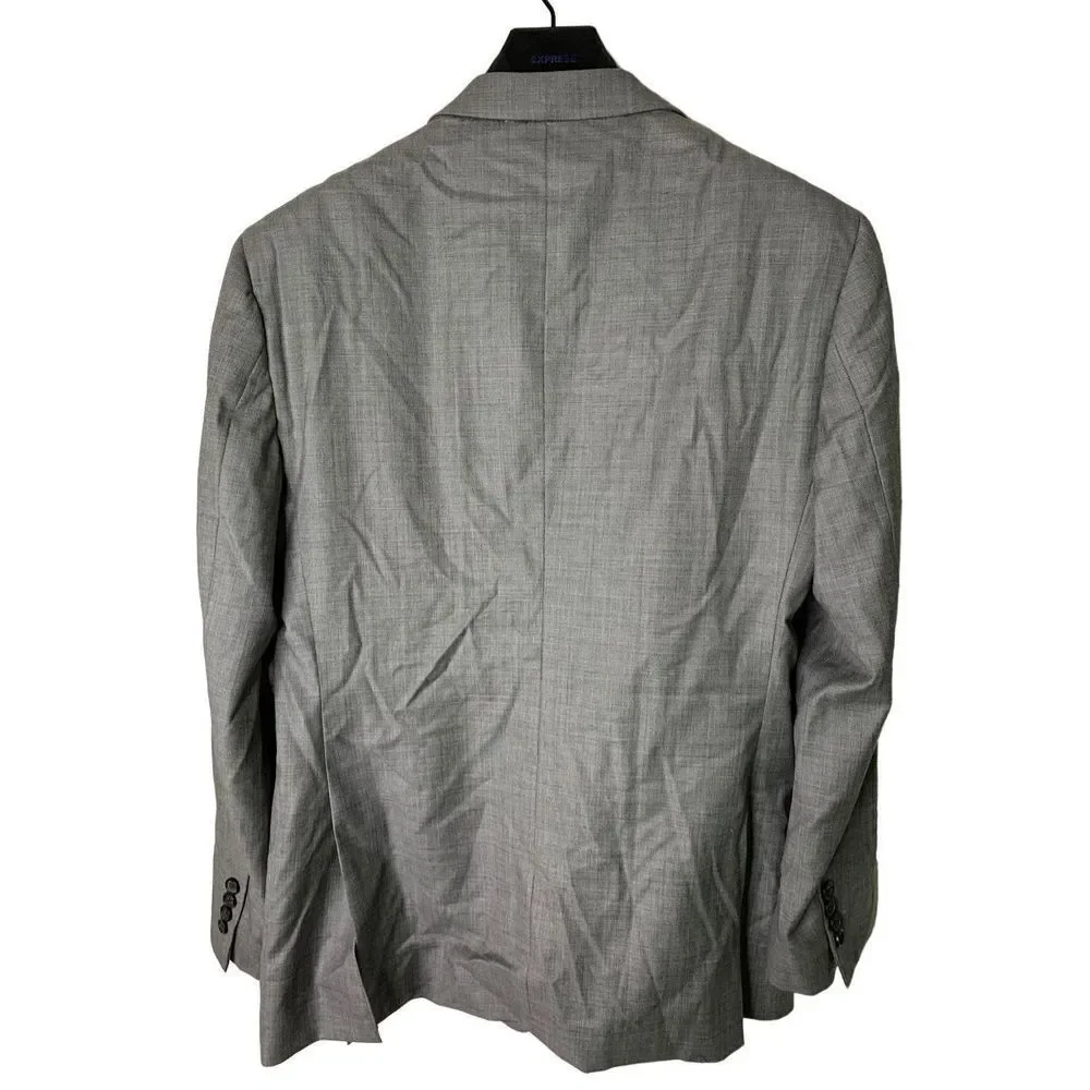 Brooks Brothers Saxxon blazer gray men's size regular 44R/W38